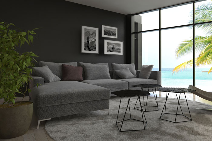Graue wandfarbe der edle trend an der wand graue wände mit stil
