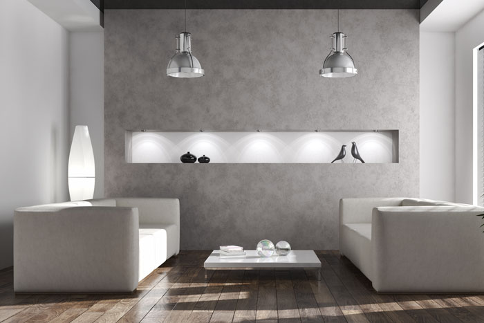 Graue wandfarbe der edle trend an der wand graue wände mit stil